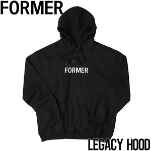 プルオーバーパーカー フーディ FORMER フォーマー LEGACY HOOD FFL-23104 BLACKL