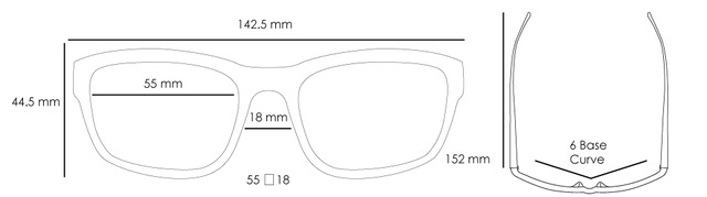 WAYLITE BLACK Gray Lens