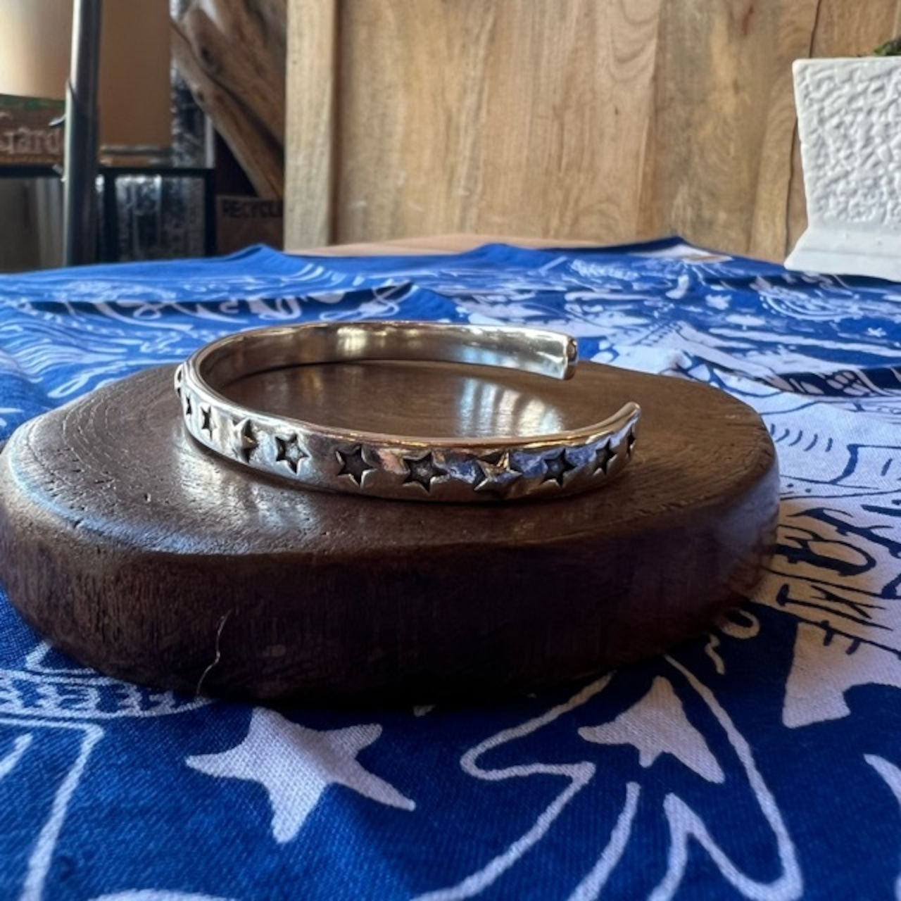 TOPANGA Jewelry　Sterling Silver Bangle　スターリングシルバーバングル　ブレスレット　シルバーバングル　スター　星　バングル