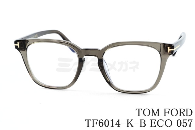 TOM FORD メガネ TF6014-K-B ECO 057 ウェリントン メンズ レディース おしゃれ アジアンフィット ITALY イタリア製 トムフォード