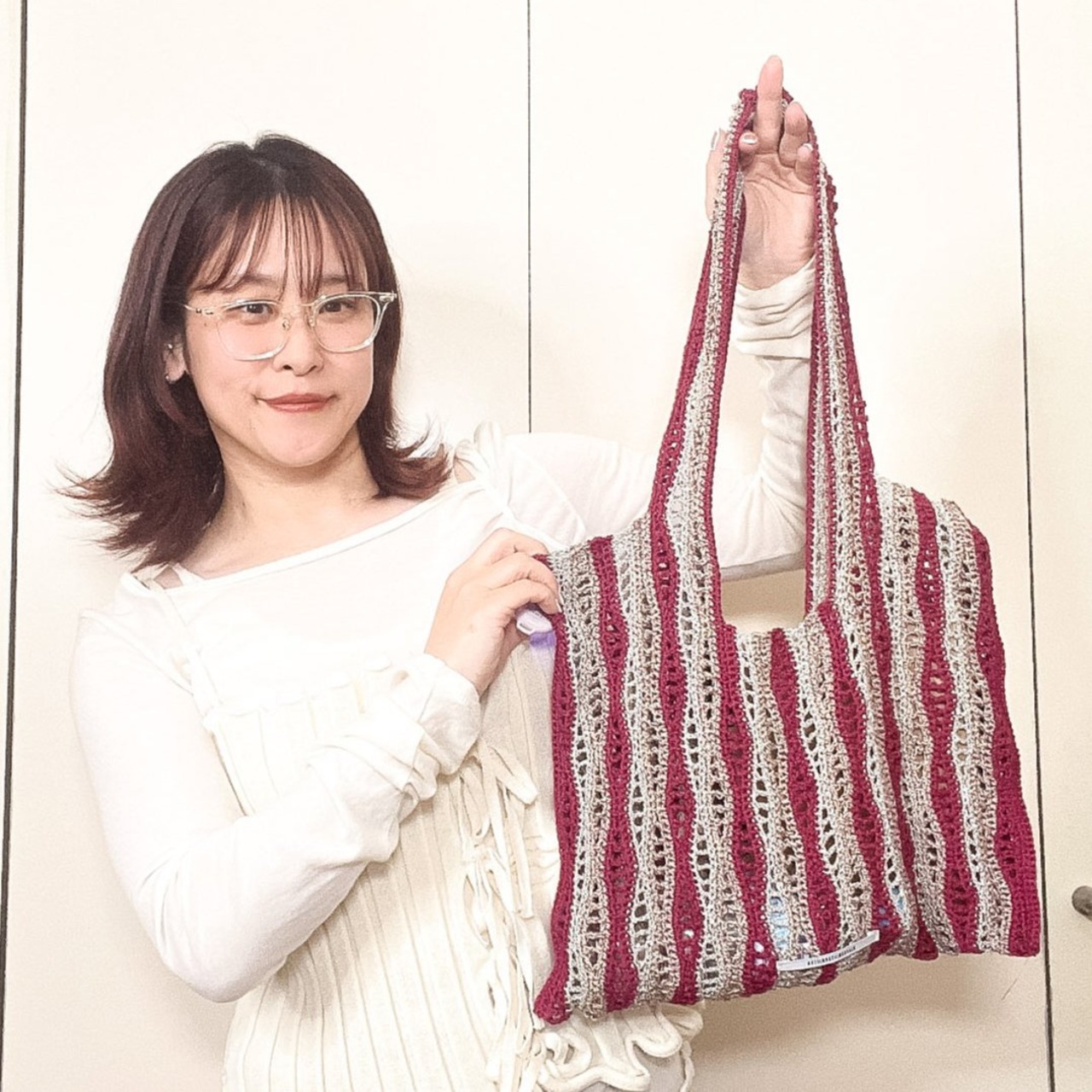 [Kit] ストライプウェーブトートバッグ