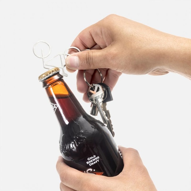 【KIKKERLAND】Bike Key Ring And Bottle Opener