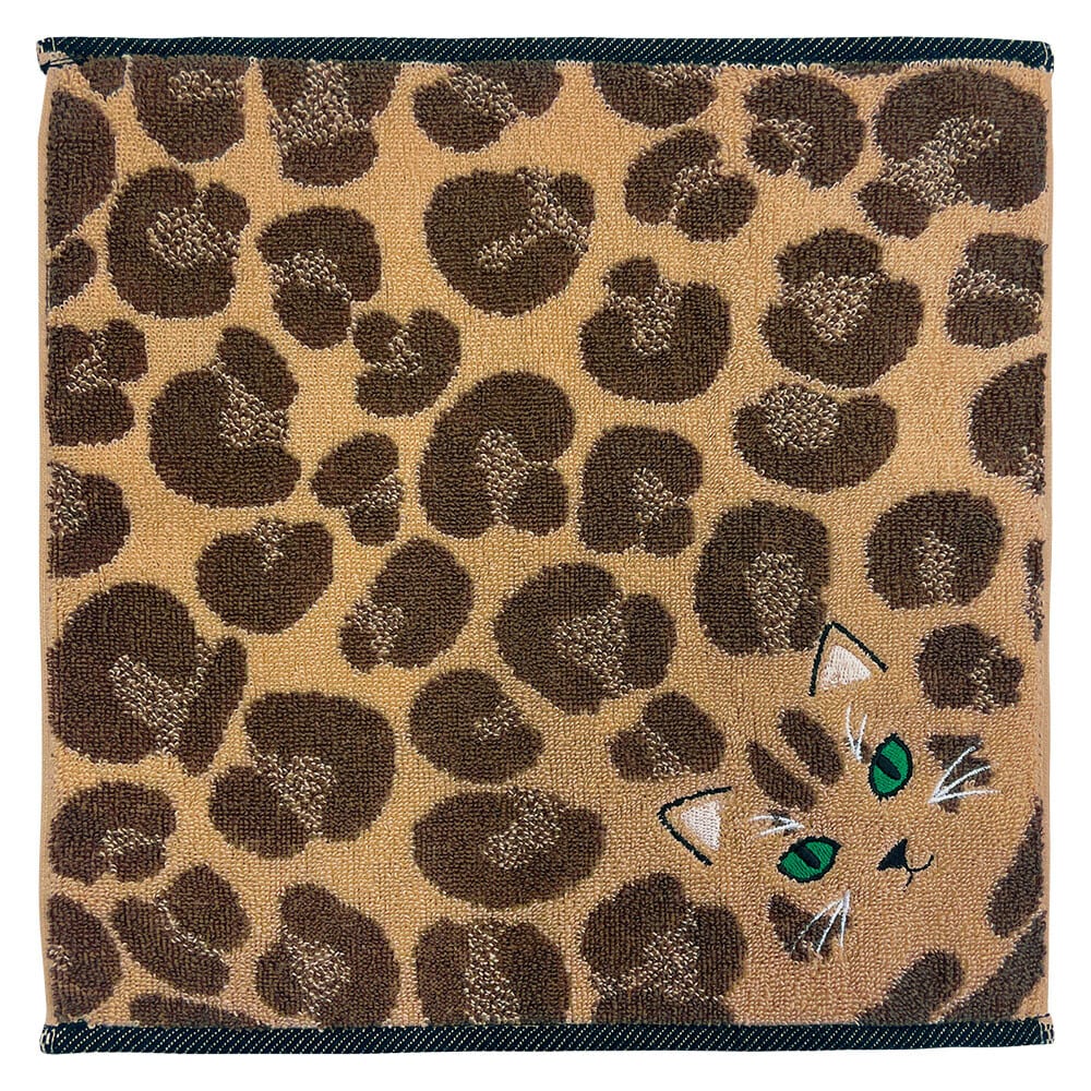 猫柄 ハンカチ 今治タオル かわいい ニャンコの毛並みハンカチ | OV2