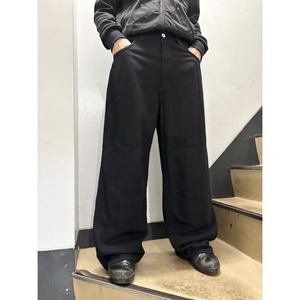 90's unknown ダブルニー バギーパンツ