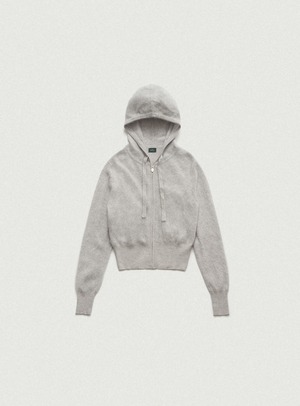 [The Barnnet] Fuzzy Hoodie Knit Zip-Up_Grey 正規品 韓国ブランド 韓国通販 韓国代行 韓国ファッション 日本 店舗 ザ バーネット