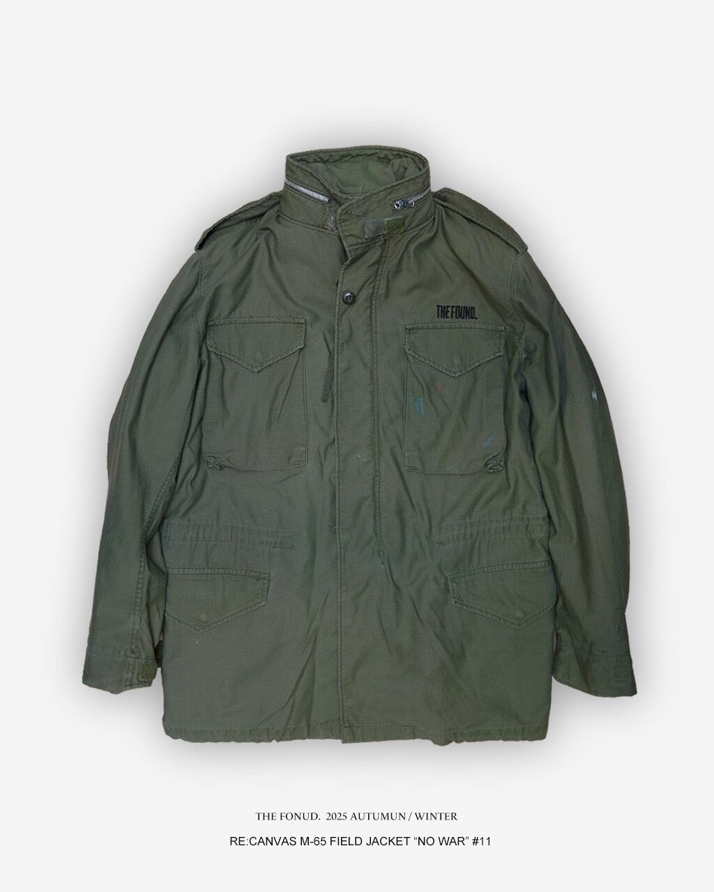 RE:CANVAS M-65 FIELD JACKET "NO WAR" #11