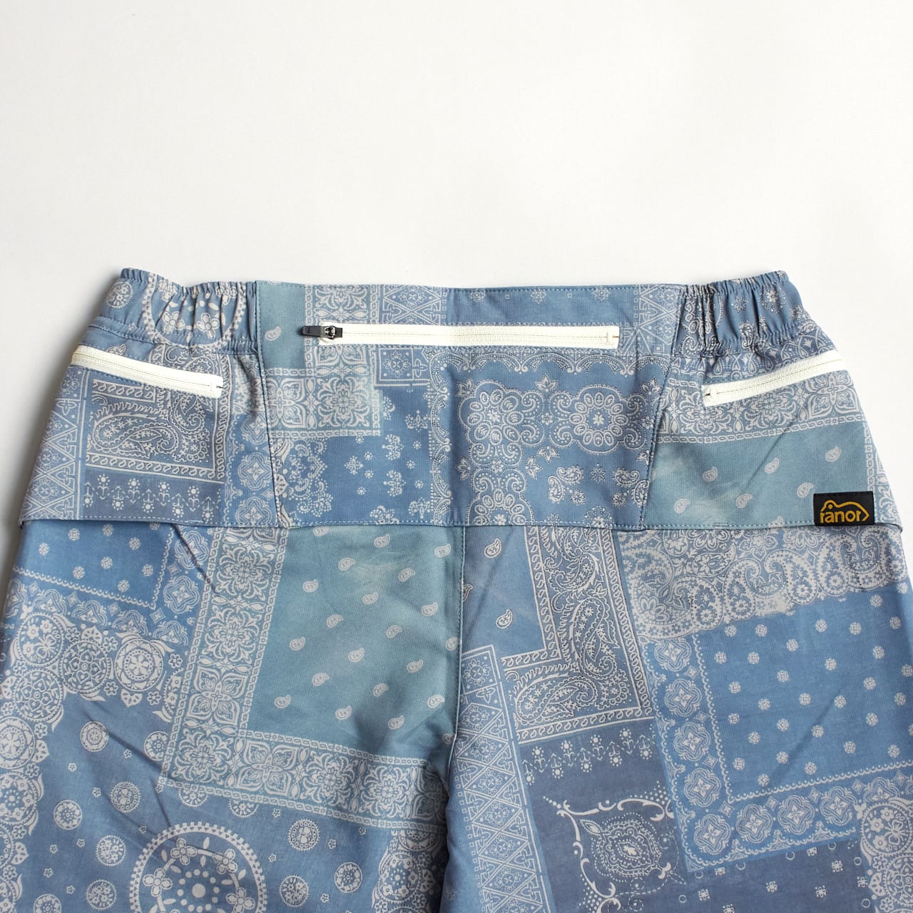 ranor バンダナランニングショーツ S ネイビー ユニセックス ranor（ラナー）BANDANA MIDDLE SHORTS - S-BLU バンダナミドル