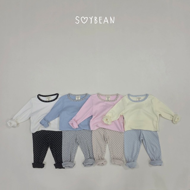 【ﾉﾍﾞﾙﾃｨ＆送料無料】Heart-fluttering Dot Indoor Wear / soy bean