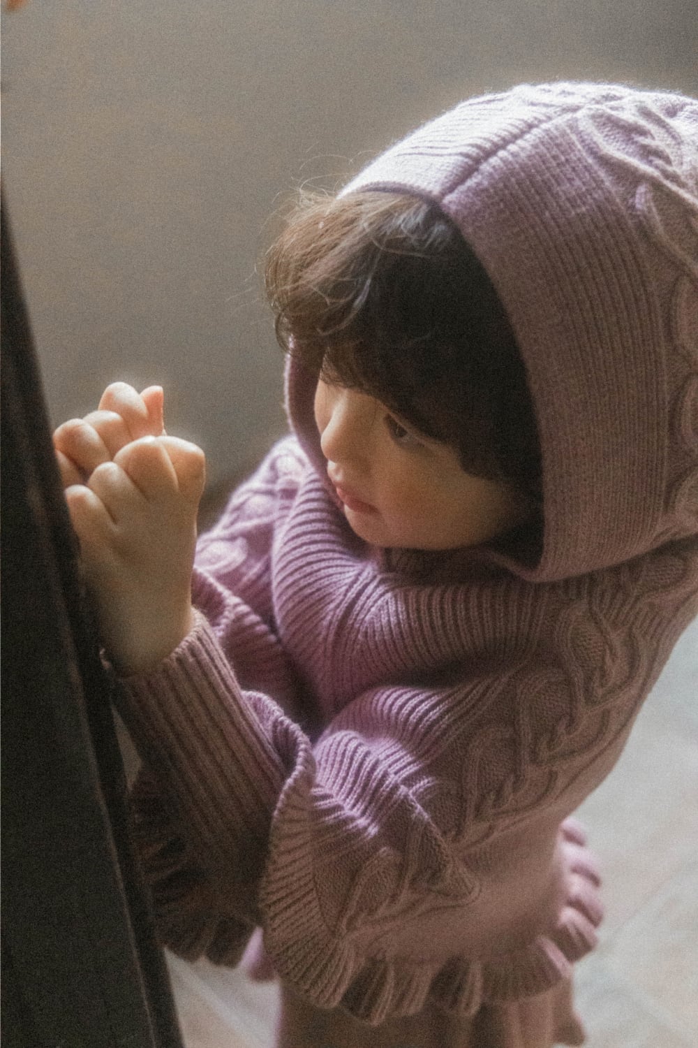 即納»数量限定«wonny ribbon» Creamy cashmere knit top 2colors