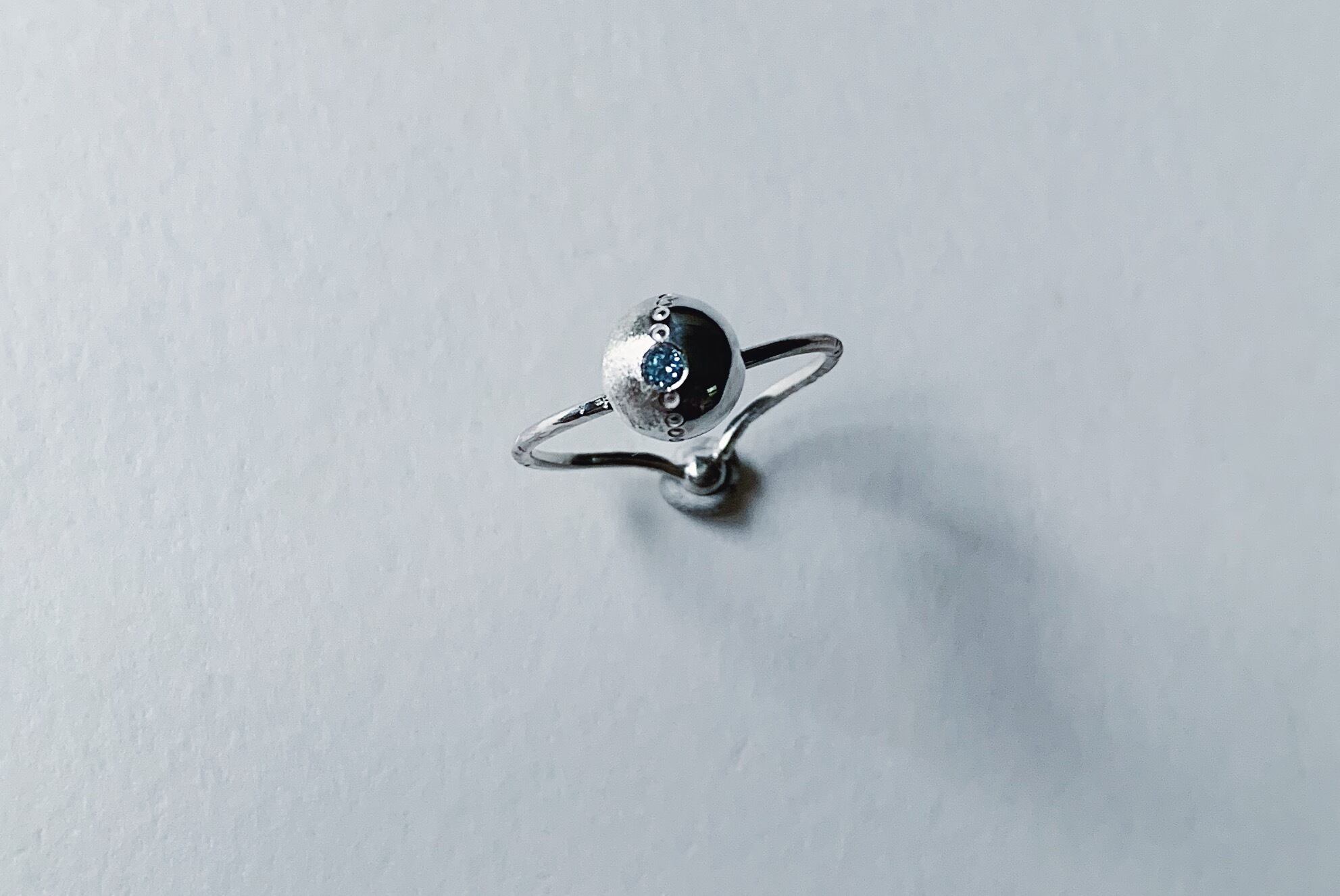 種 ブルートパーズ リング no,255