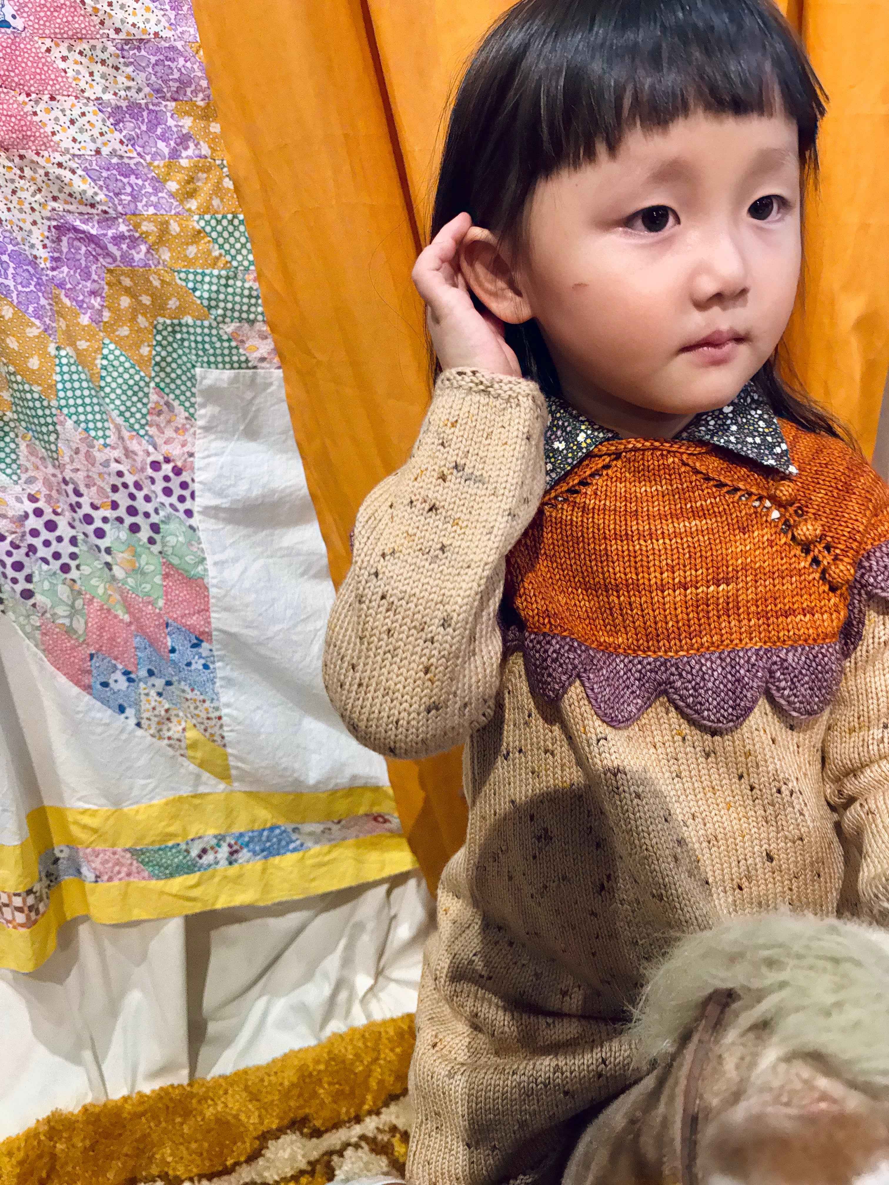 misha&puff Ruffle つねら Tunic Dress