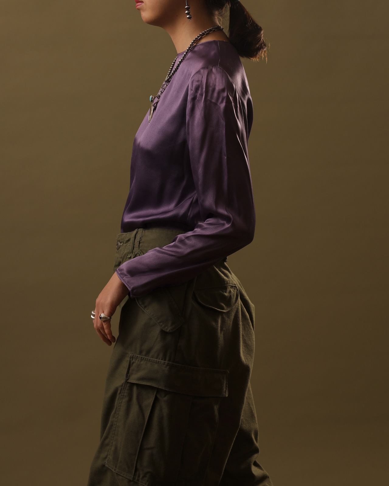 1980's Valentino - Boutique / Satin Blouse