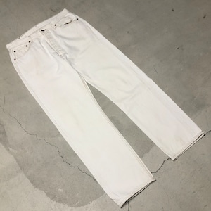 ⊕LEVI'S 501 DENIM PANT WHITE