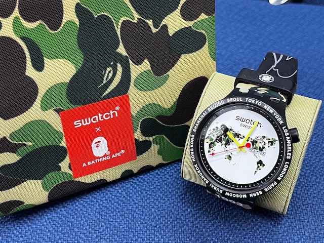 A BATHING APE × SWATCH BIG BOLD NYC EDITION 35974