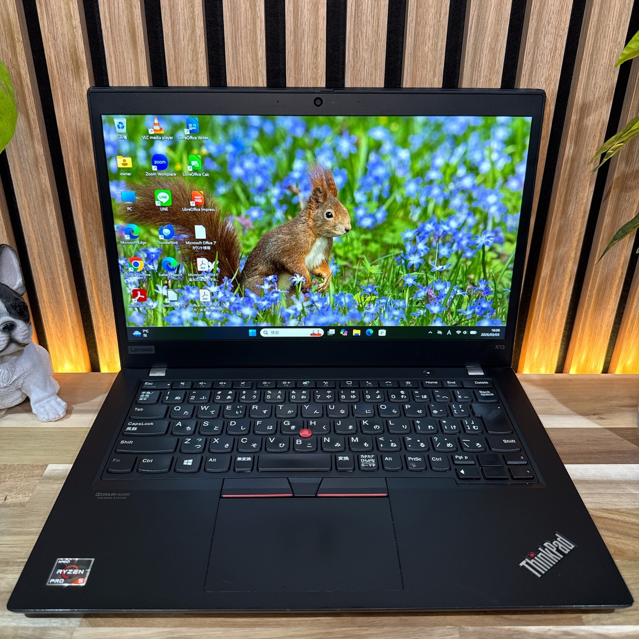 \ 公式ショップ限定価格❣️/ おすすめ《ハイスペック》ThinkPad X13 Ryzen5 メモリ8GB SSD256GB フルHD ノートパソコン 安心サポート&3ヶ月保証付き