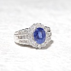 ロイヤルブルー サファイアリング pt900 / 3.080ct / DA 1.090ct