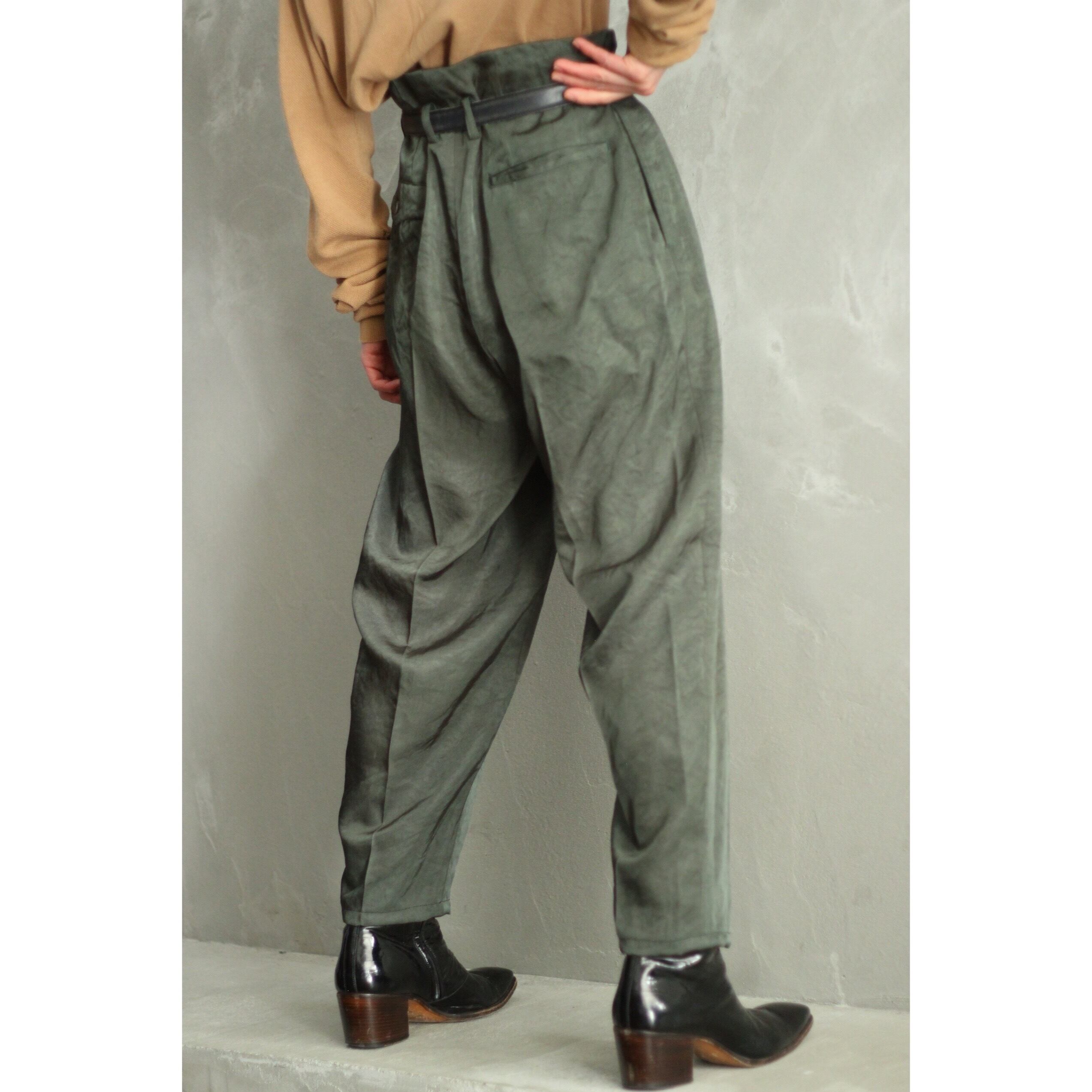 1980s Comme des Garçons HOMME PLUS ハイウエスト テーパード 2タック