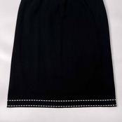 タグ付き 未使用品 Pierre Cardin ピエールカルダン コットンニット タイト スカート サイズ L /ブラック/レディース