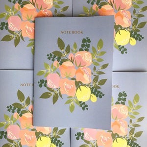 B5 Floral pattern notebooks (1冊)