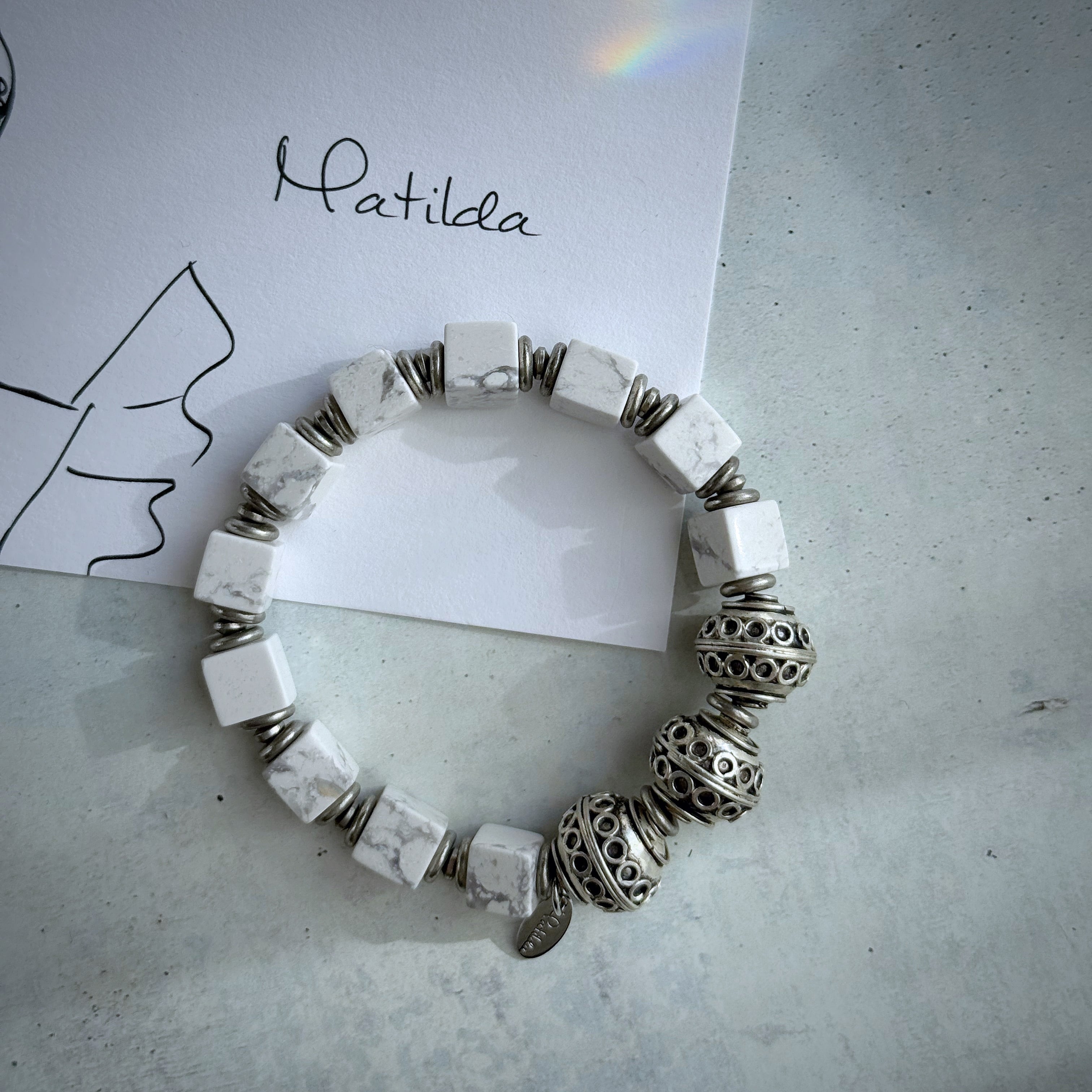 tumble bracelet(ハウライト)