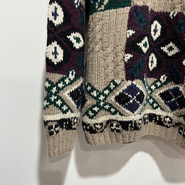 『送料無料』90s デッドストック　Tommy hilfiger ケーブル×グラニーセーター