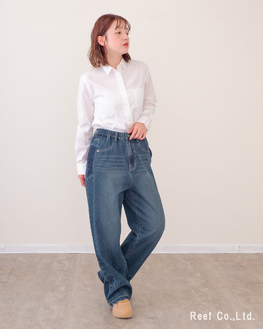 REMIXデニムストレートパンツ】 CP23-B283 Brand：コトポーネ | Reef