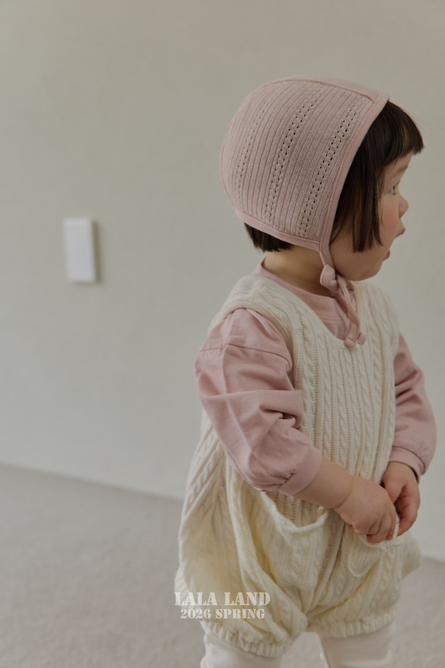 予約⌇LaLa land / (bebe) Twisted knit suspenders