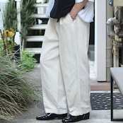 Claiborne linen cotton herringbone twill 2tuck slacks