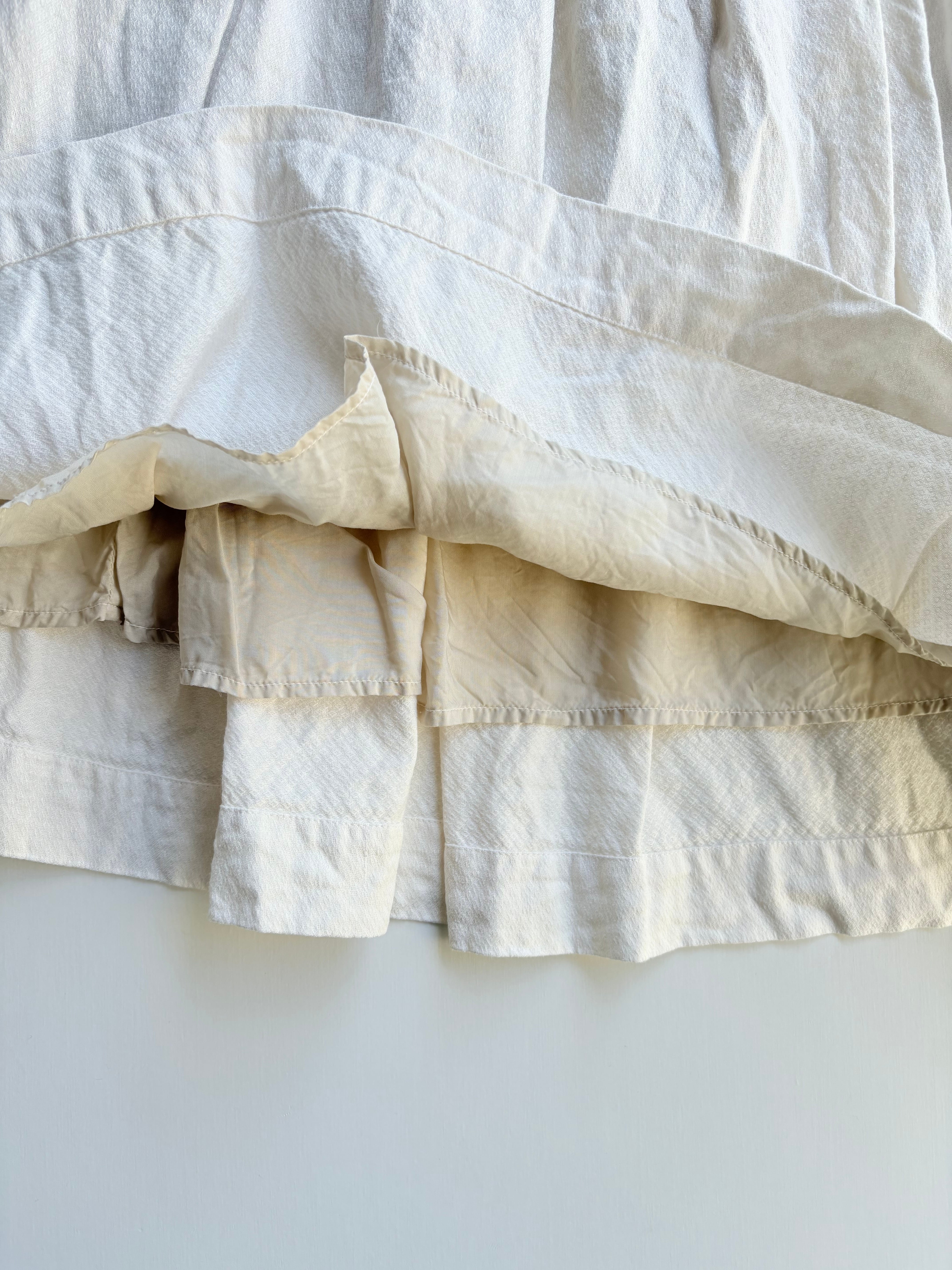 Gauze#】ANTIQUE JACQUARD GATHER SKIRT［G1113］ガーゼ | 余韻の時間