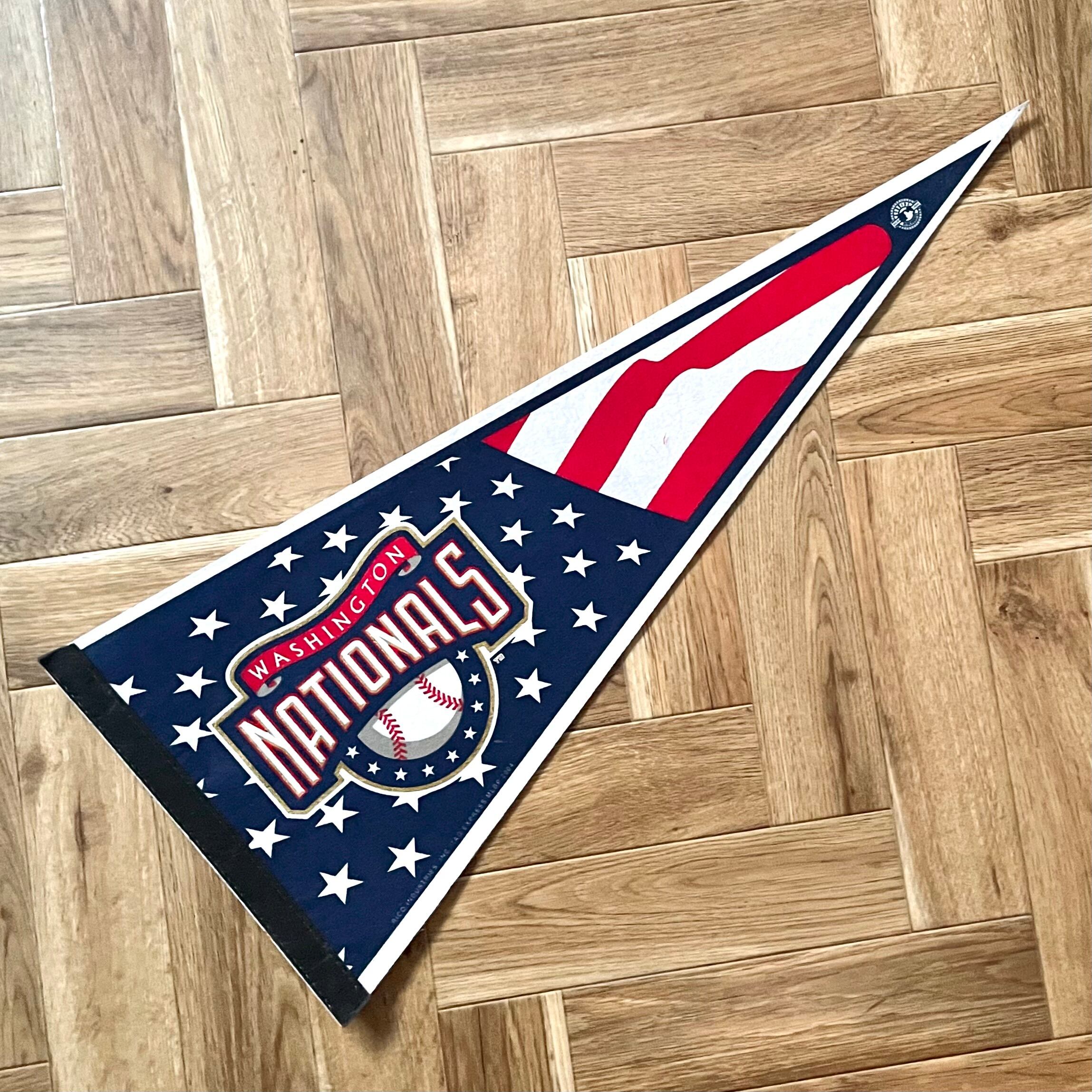 【Good!】00s MLB Washington Nationals ペナント USA製