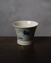 広東型猪口　古伊万里　山葡萄　B　/　江戸後期