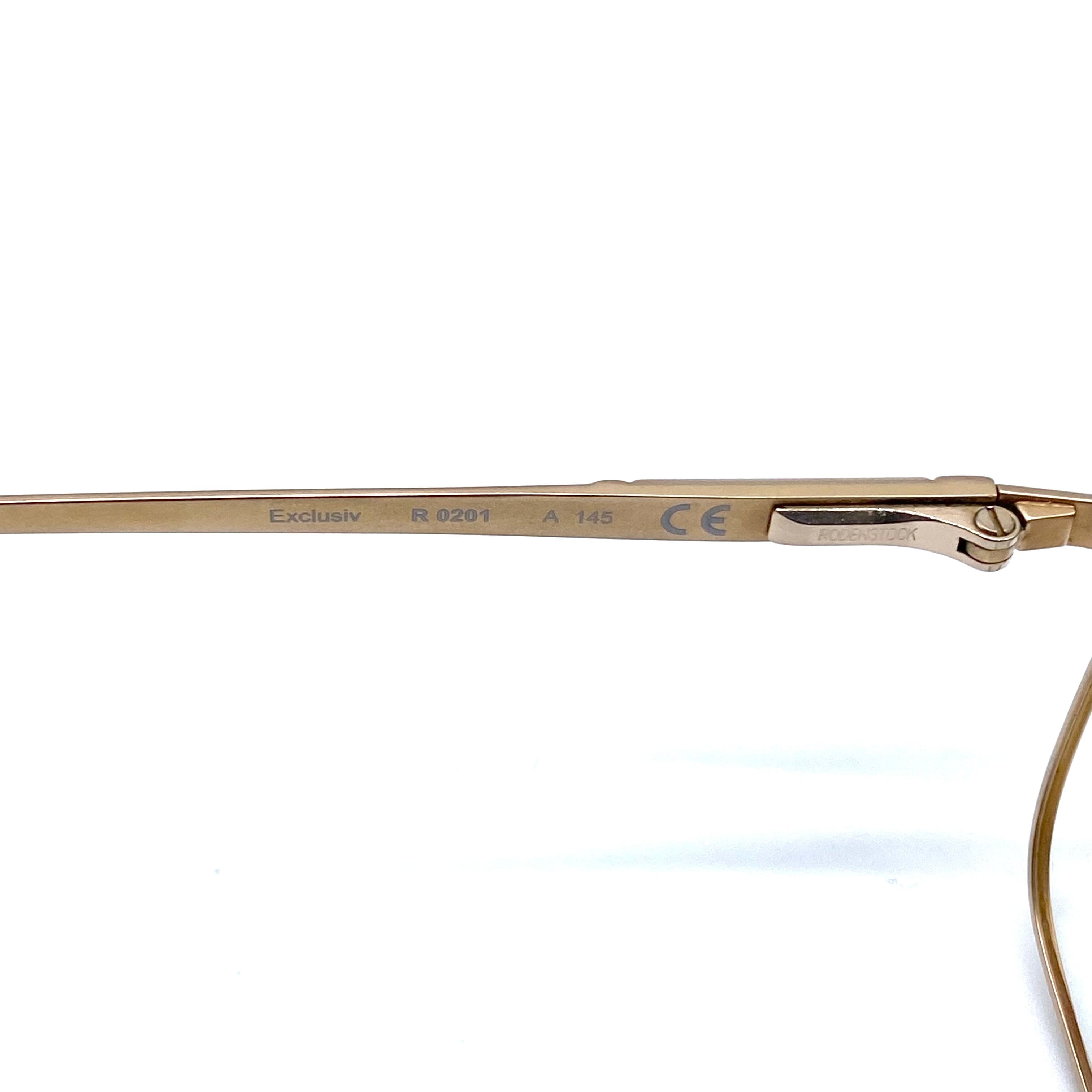 Vintage RODENSTOCK Glasses Gold / ヴィンテージ ローデンストック