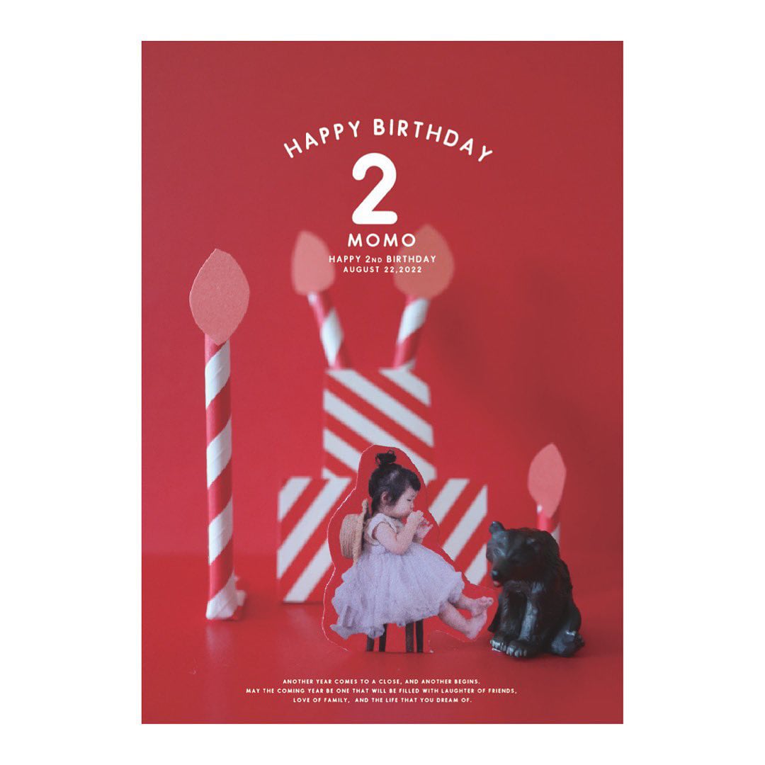 PUU SAN NO HAKO-BIRTHday photo- / color red