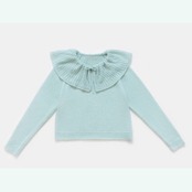 【2color】大人可愛いメッシュラペルの、ルーズニットトップ P0068