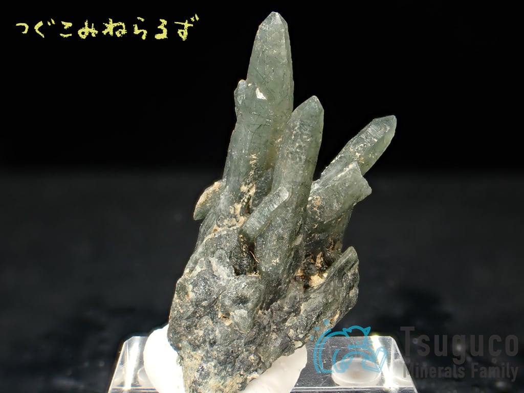 プレーズ・クォーツ 石英 緑水晶 Prase Quartz ギリシャ TM-0025