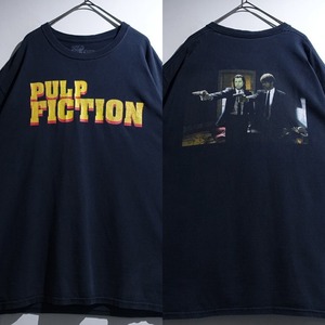"PULP FICTION" Black Print Movie T-shirt