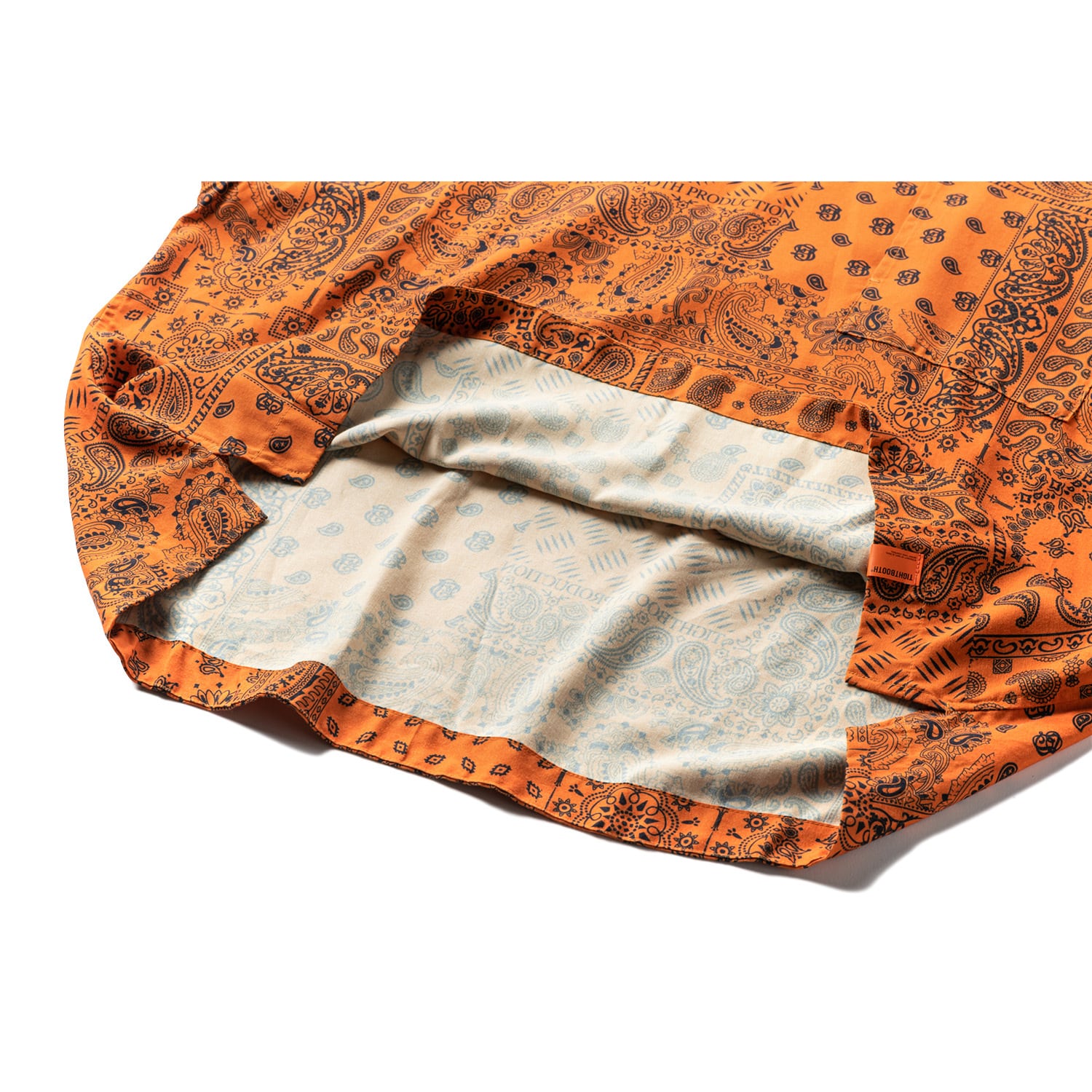 TIGHTBOOTH / PAISLEY L/S OPEN SHIRT / ORANGE/M | LATITUDE