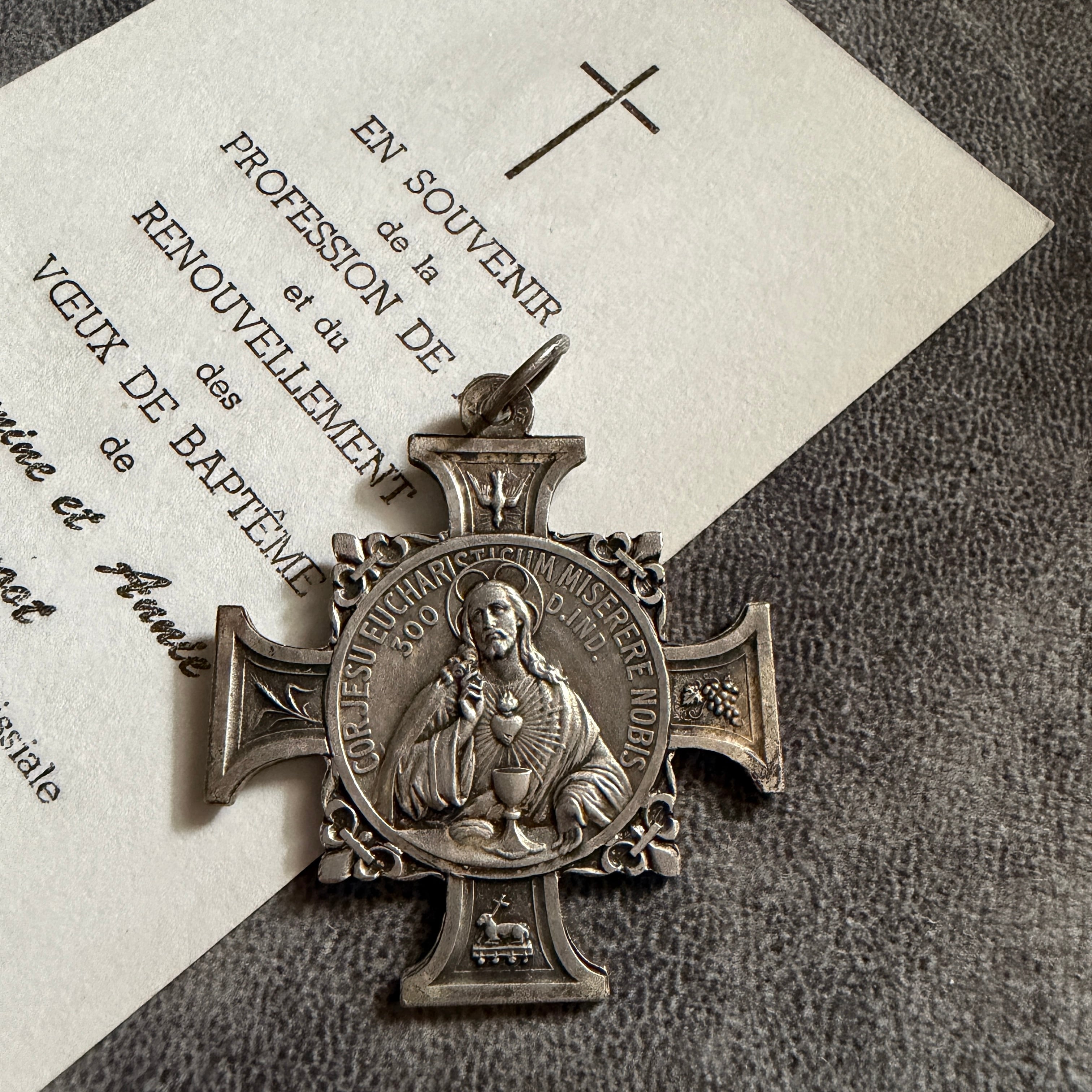 天使 | Antique medaille Mary