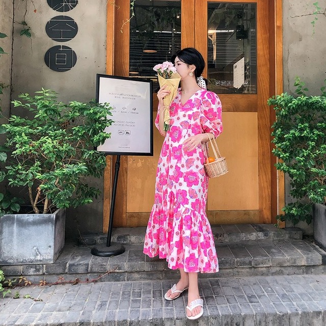 【 レディース 】フラワーチュール ワンピース 親子リンク