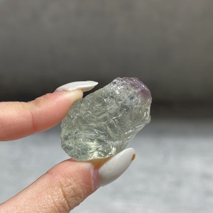 少し紫が◎プラジオライト(グリーンアメジスト) 原石05◇ Prasiolite ◇天然石・鉱物・パワーストーン