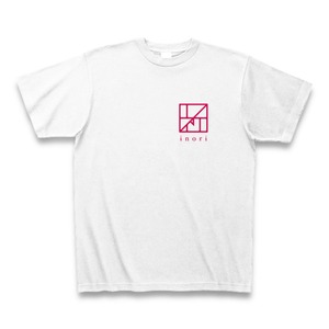 inori「祈り」漢字デザインTシャツB（左胸ワンポイント）