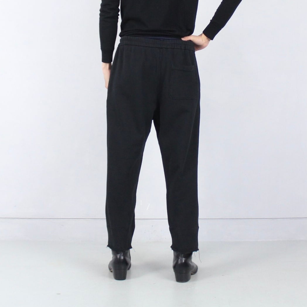 3.1 Phillip Lim スウェットパンツ 黒 2020324N0017 3.1 PHILLIP LIM 切りっぱなしデザイン イージースウェット