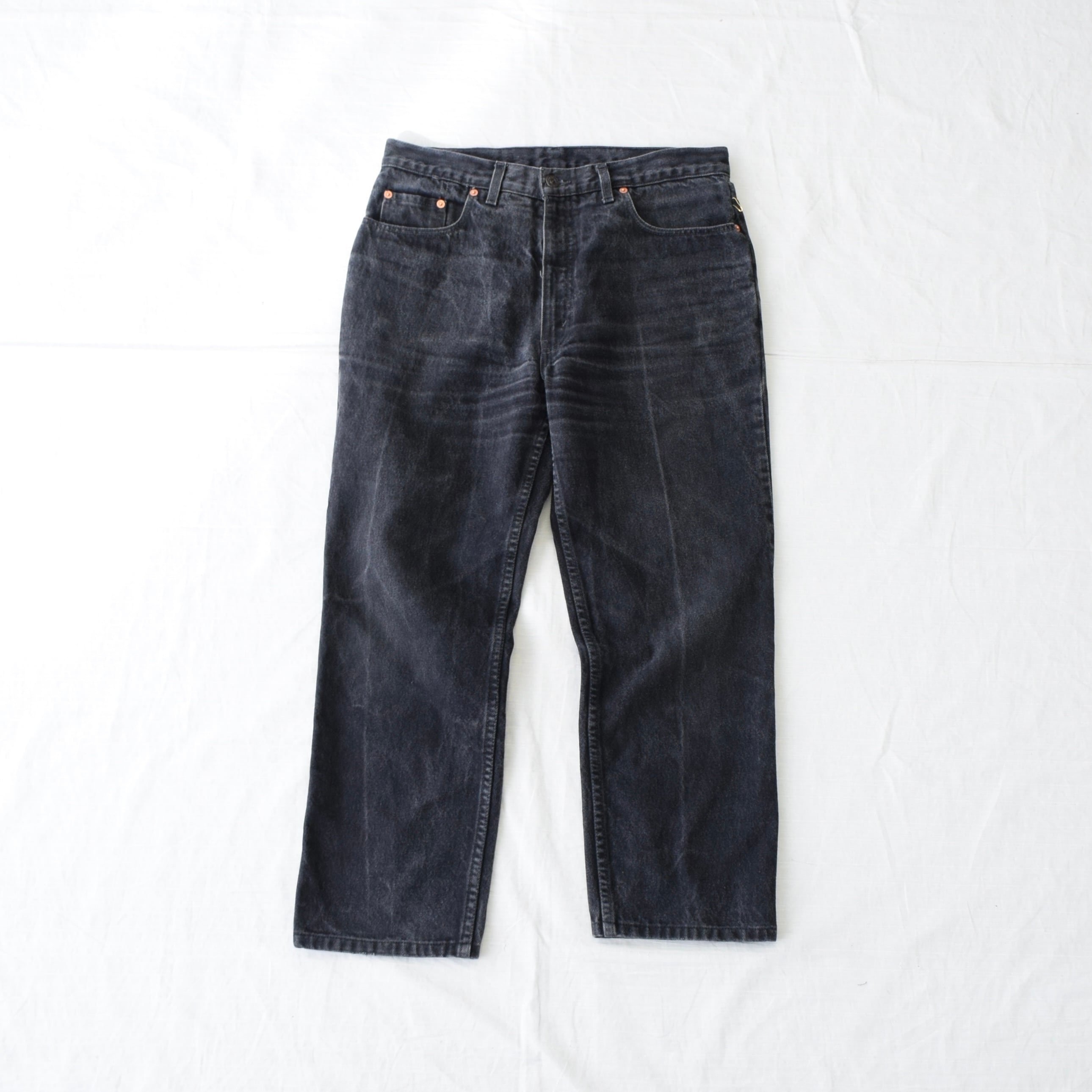 90's EURO Levi's631 ブラックデニムパンツ メンズ W33 L27 ブラック