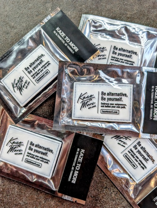 KAZE_TO_MORI 「K+M_PATCH ベルクロワッペン」White