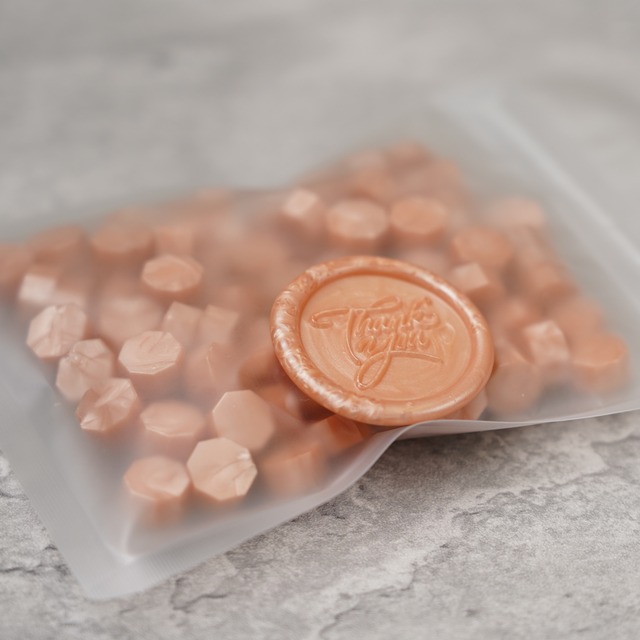 011-20134　Sealing Wax Beads　Mono　Spark　Flesh