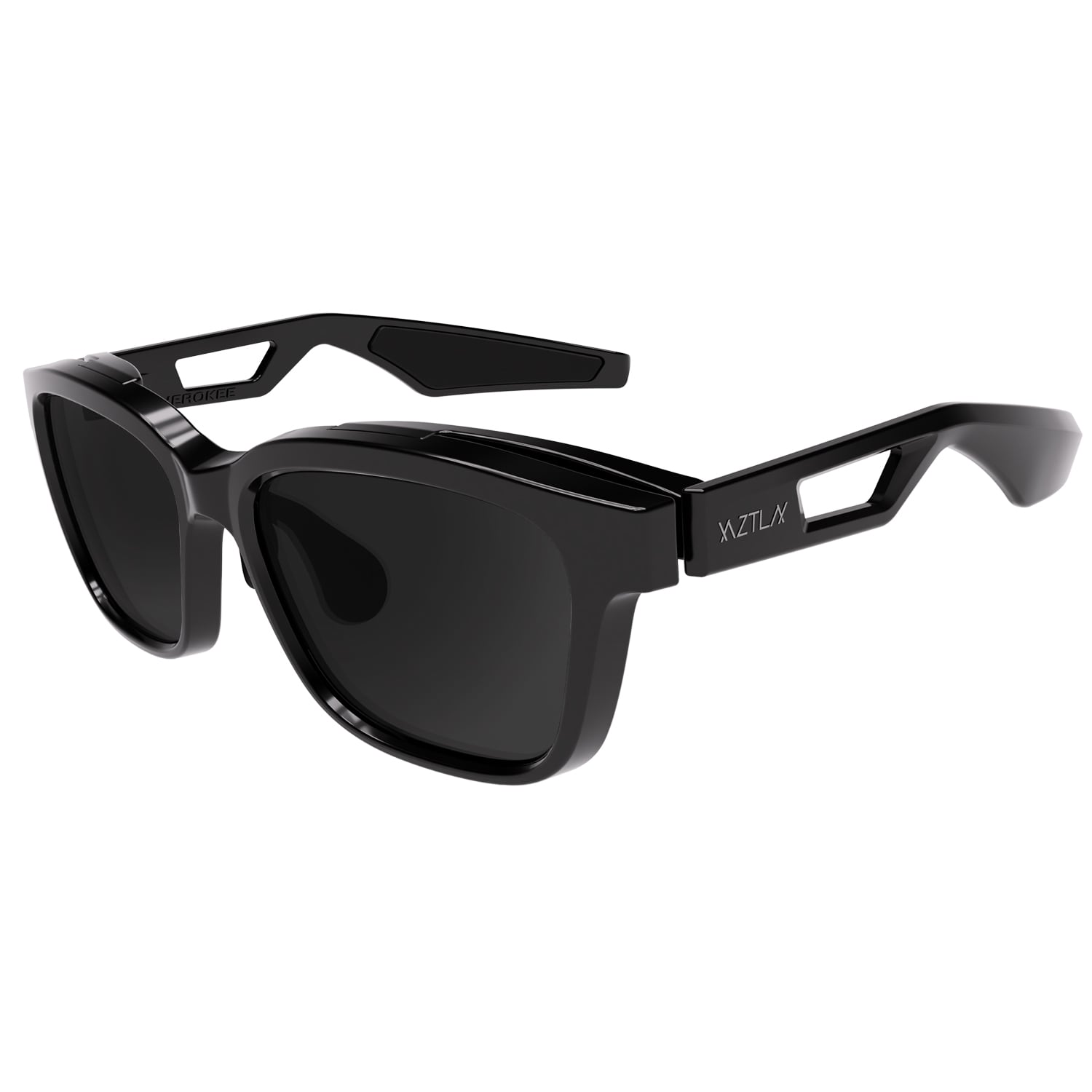 XAZTLAN ザストラン チェロキー サングラス ブラック CHEROKEE【チェロキー】GLOSSY BLACK/Pluto R425 Grey Crystal [0003
