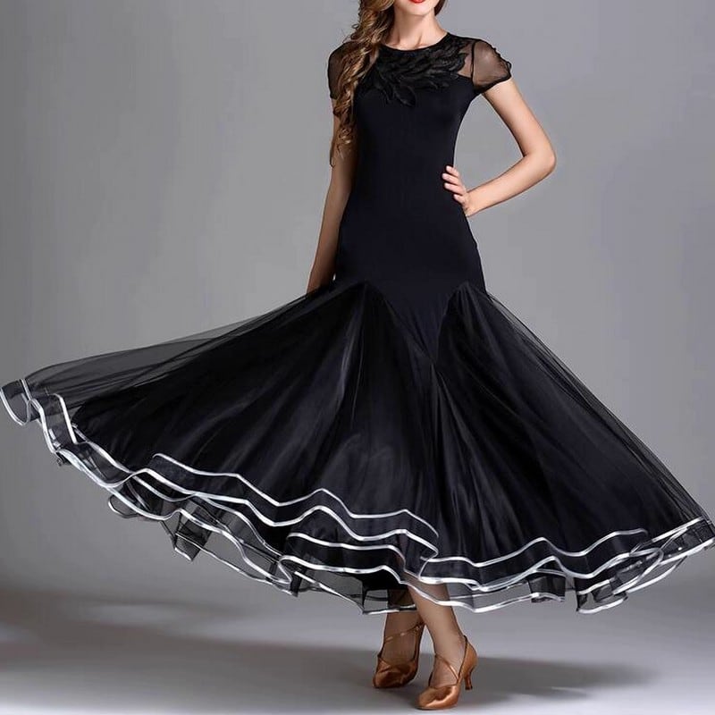 ノワール・ヴァルス ブラックドレス ds0775