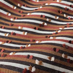 Original Textile 'Mebae' Brown & White