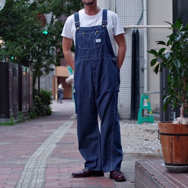 1970s SEARS Tradewear Vatdyed Denim Bib Over-Alls W44 / シアーズ