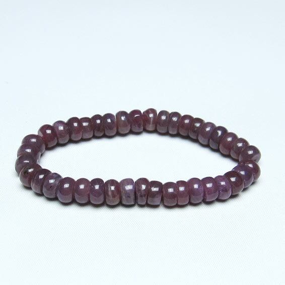 ルビー ブレスレット 8mm 一点物 [M便 1/10] 111-28695